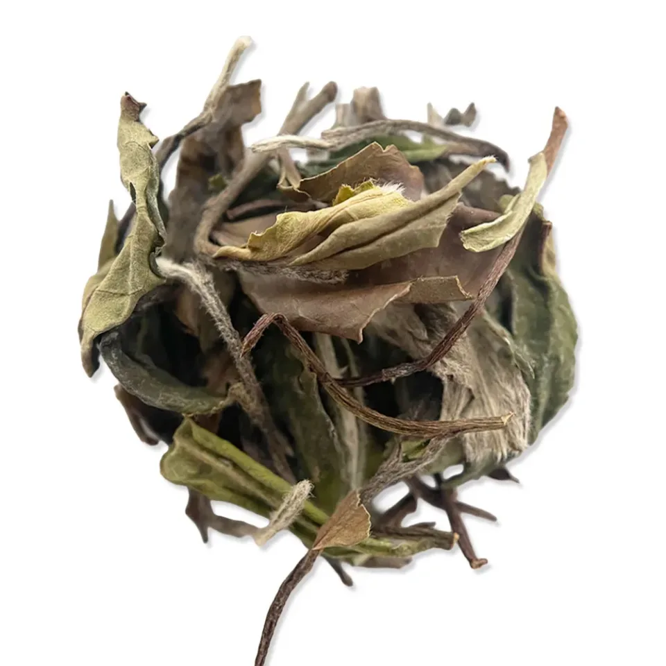 Bai Mudan White Peony tea leaves