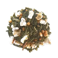 Genmaicha Yamasaki tea leaves
