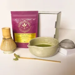 Matcha bundle with full matcha kit and 50g premium green matcha