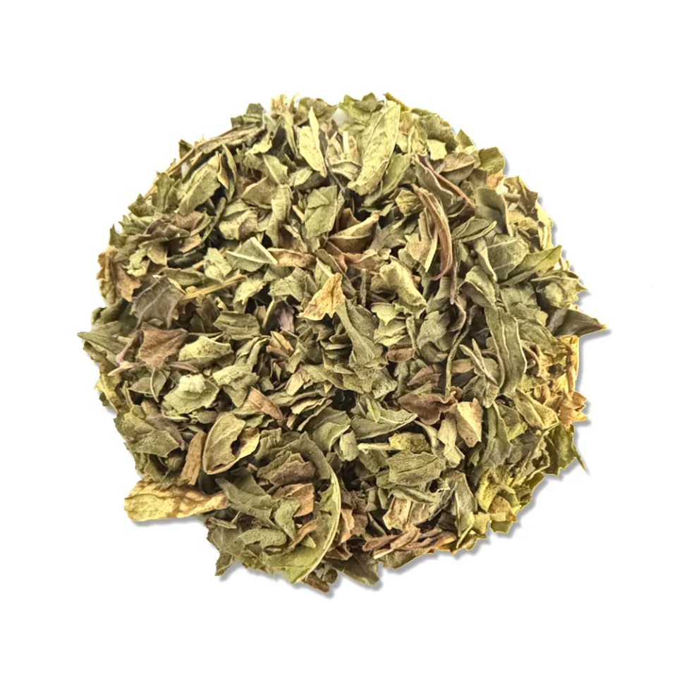 Peppermint tea leaves