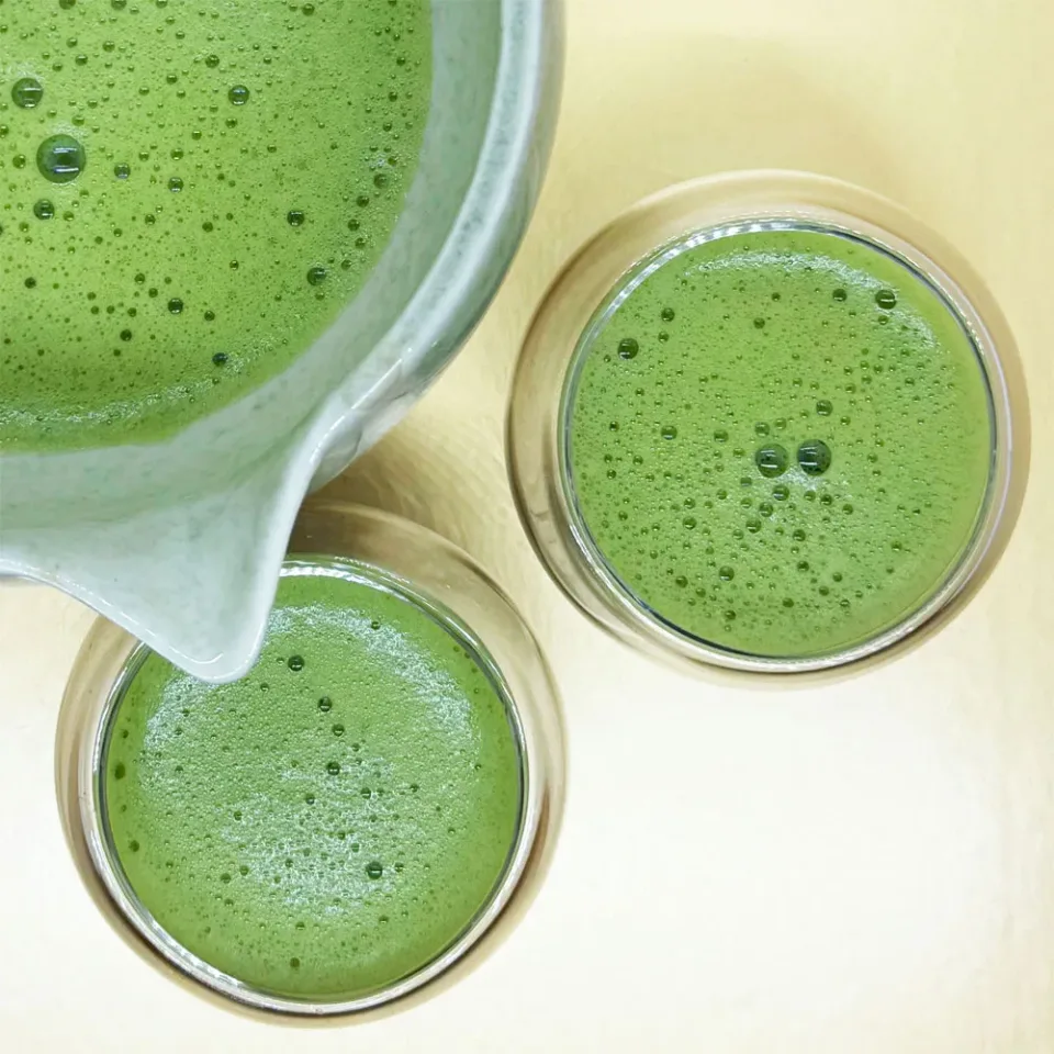 Premium green matcha