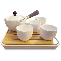 360° rotating gongfu teapot set, product view 7